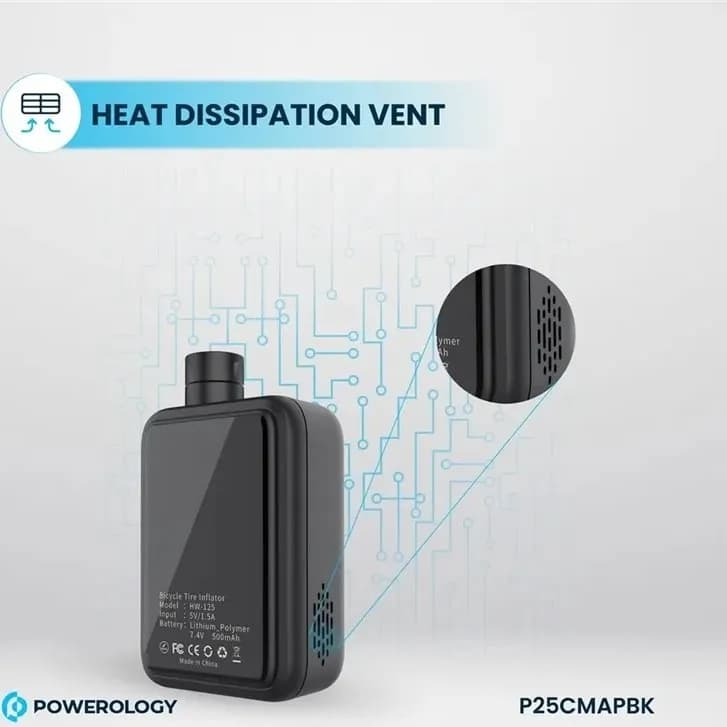 کمپرسور باد پاورولوژی مدل P25CMAPBK با منبع تغذیه باتری — تصویر ۱۱