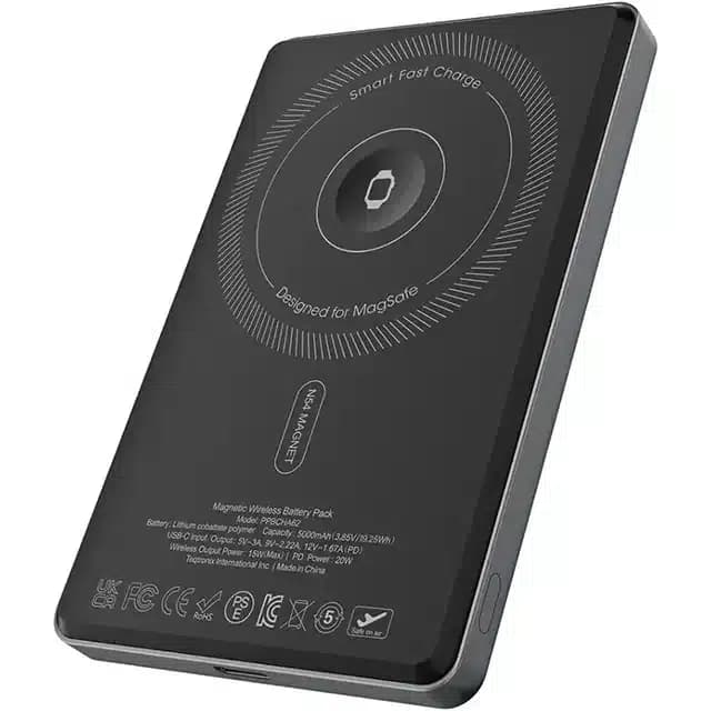 پاور بانک پاورولوژی مدل MagVolt_PPBCHA62 ظرفیت 5000 میلی آمپر ساعت — تصویر ۱۰