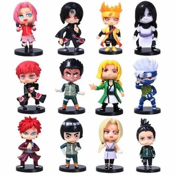 فیگور ناروتو Naruto مجموعه 12 عددی — تصویر ۲