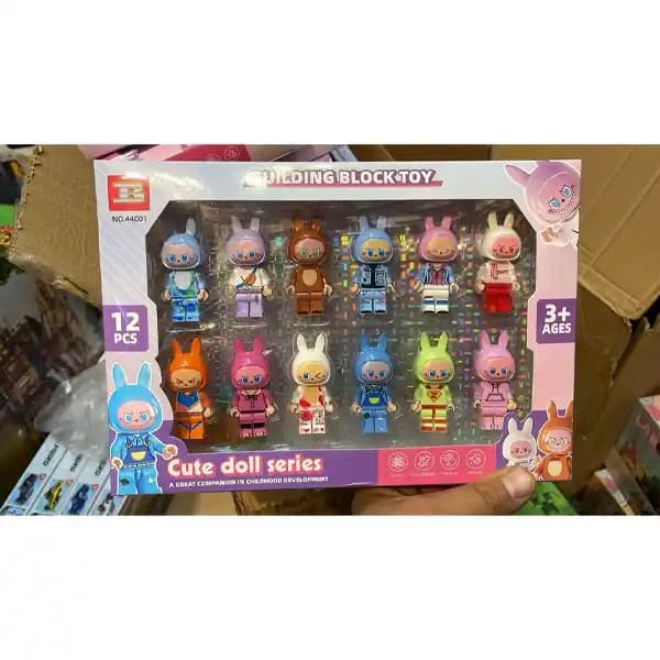 فیگور کلکسیونی لبوبو (Labubu Monsters) – بسته 12 عددی — تصویر ۳