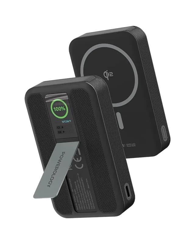 پاوربانک مگ سیف 10000 میلی آمپر پاورولوژی Powerology Vision 10000mAh Power Bank PPB20910BK — تصویر ۷
