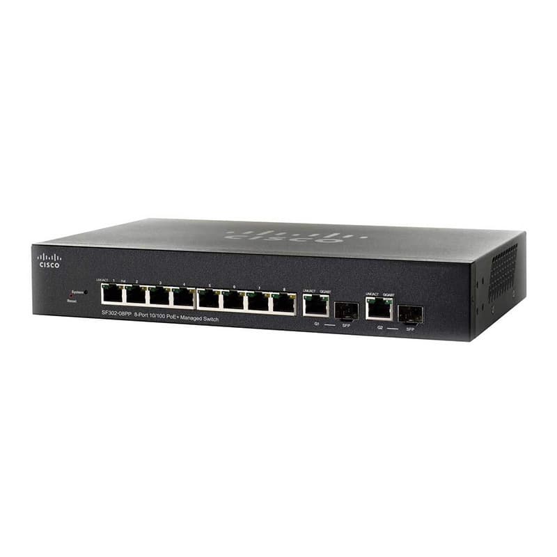 سوئیچ 10 پورت هوشمند POE سیسکو SF352-08P در بازار شبکه — تصویر ۲
