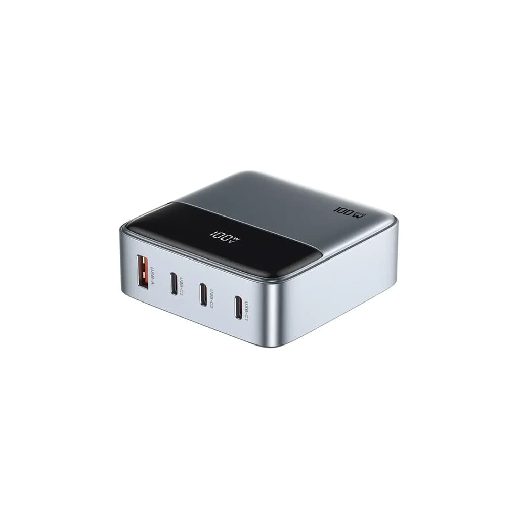 هاب شارژر رومیزی گرین لاین Green Lion GN100WADUK 100W GaN Premium UK Plug Adapter