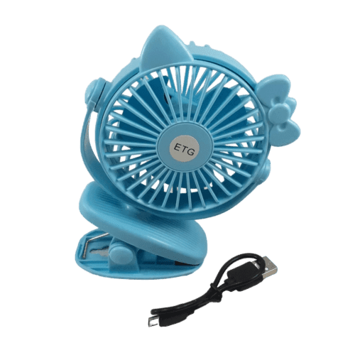 پنکه مسافرتی شارژی Clip Fan | گیره دار | دارای رقص نور — تصویر ۶