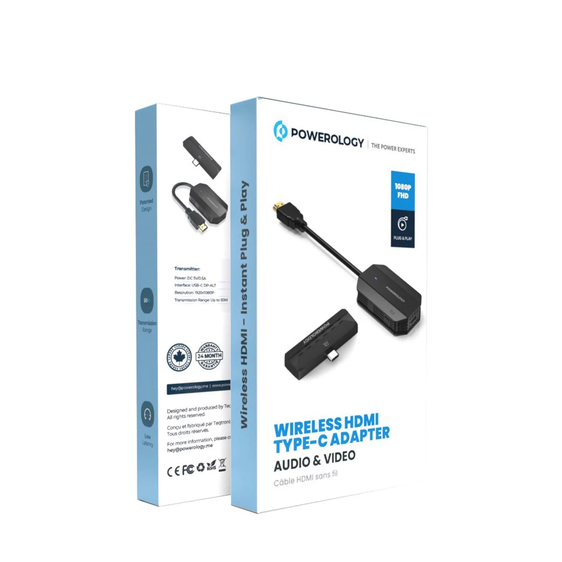 دانگل HDMI انتقال تصویری پاورولوژی مدل PHDMACBK — تصویر ۷