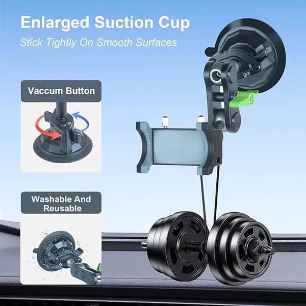 نگهدارنده گوشی موبایل گرین لاین مدل Ultimate Phone Holder with Suction Cup Mount — تصویر ۹