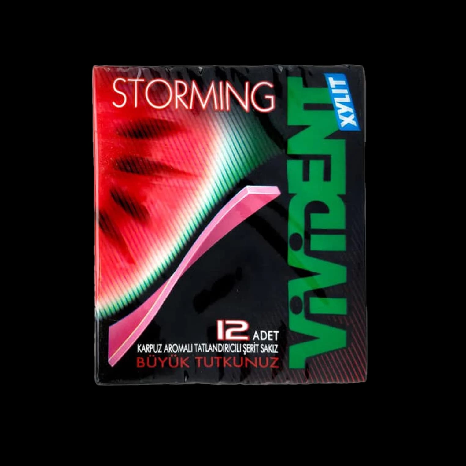 آدامس ویویدنت استورمینگ هندوانه ای Vivident watermelon storming gum