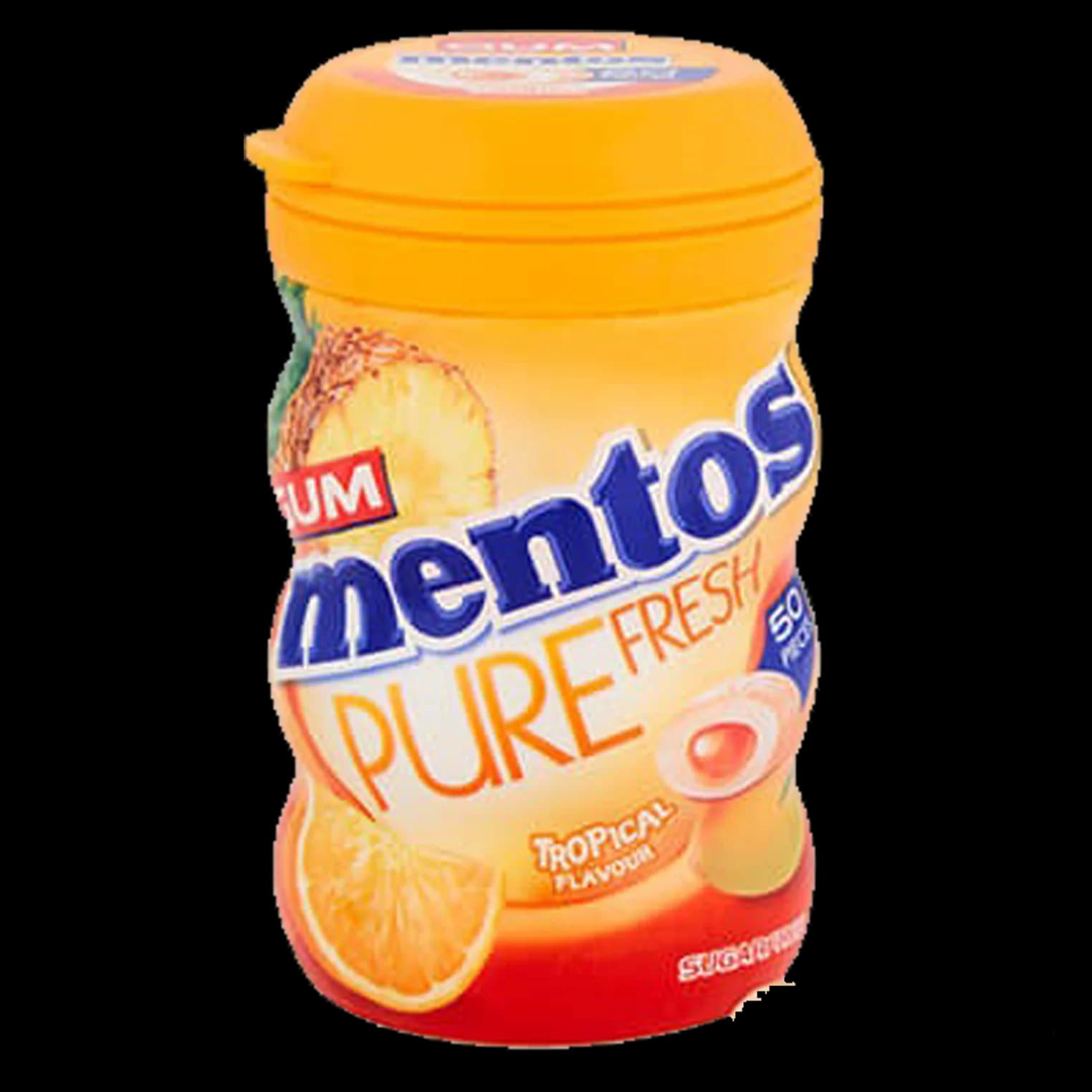 قوطی آدامس منتوس مغزدار استوایی Mentos tropical pure fresh gum