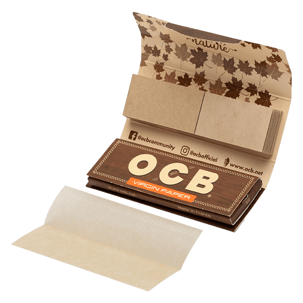 کاغذ سیگار او سی بی ویرجین 1-1/4 فیله دار Ocb virgin 1-1/4 tips cigarettes paper — تصویر ۳
