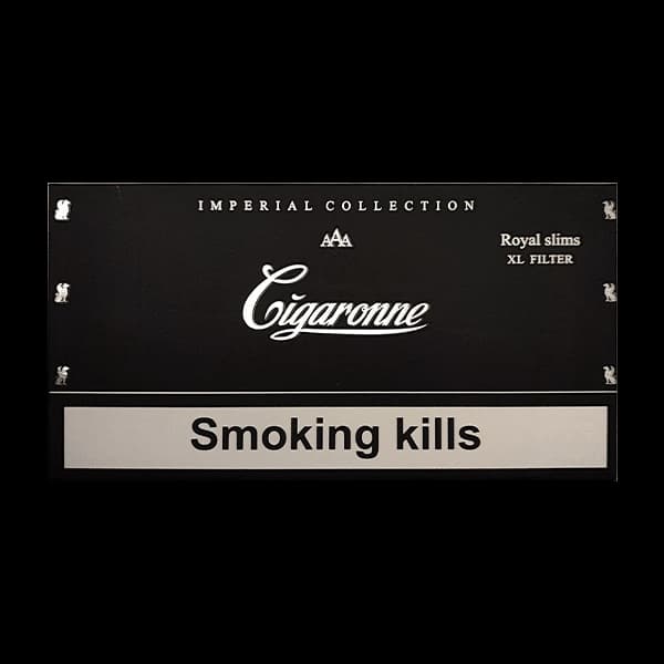 سیگار سیگارون امپریال کالکشن مشکی اسموک Cigaronne imperial collection black smoke — تصویر ۹