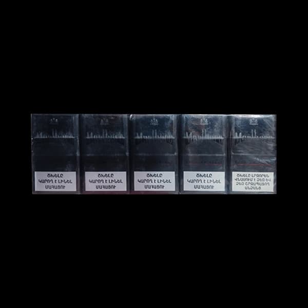سیگار مارلبرو پرمیوم بلک ارمنی Marlboro premium black armani — تصویر ۶