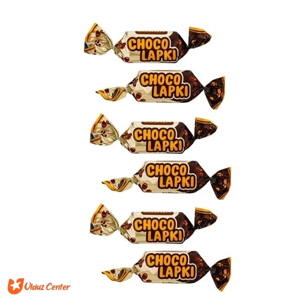 شکلات روشن مدل Choco Lapki با طعم بادام زمینی 200 گرم