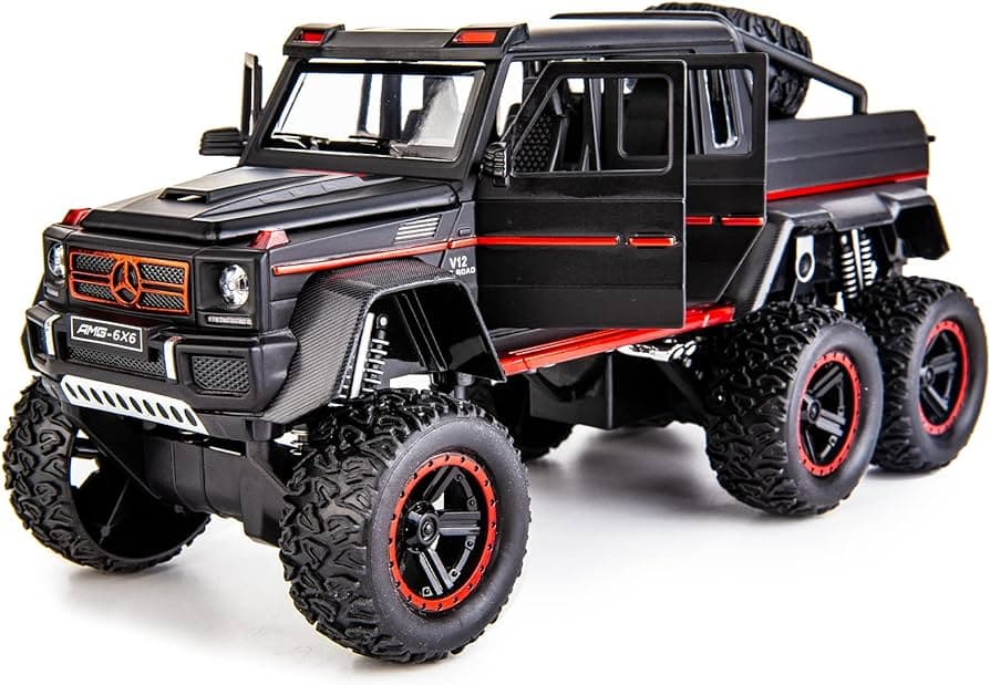 ماکت فلزی ماشین مدل بنز 6 چرخ CLASS 6×6 کد 5519 — تصویر ۶