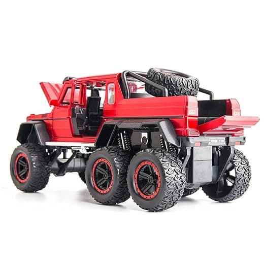 ماکت فلزی ماشین مدل بنز 6 چرخ CLASS 6×6 کد 5519 — تصویر ۷