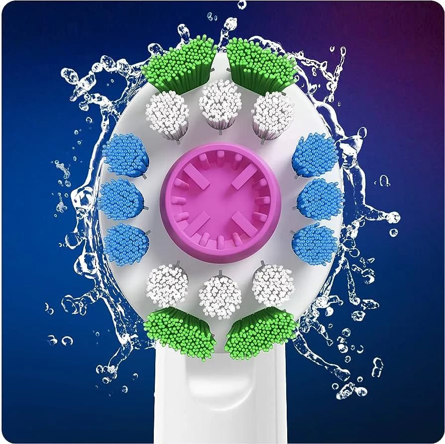 یدک مسواک برقی اورال بی 3D وایت 3 عددی — تصویر ۴