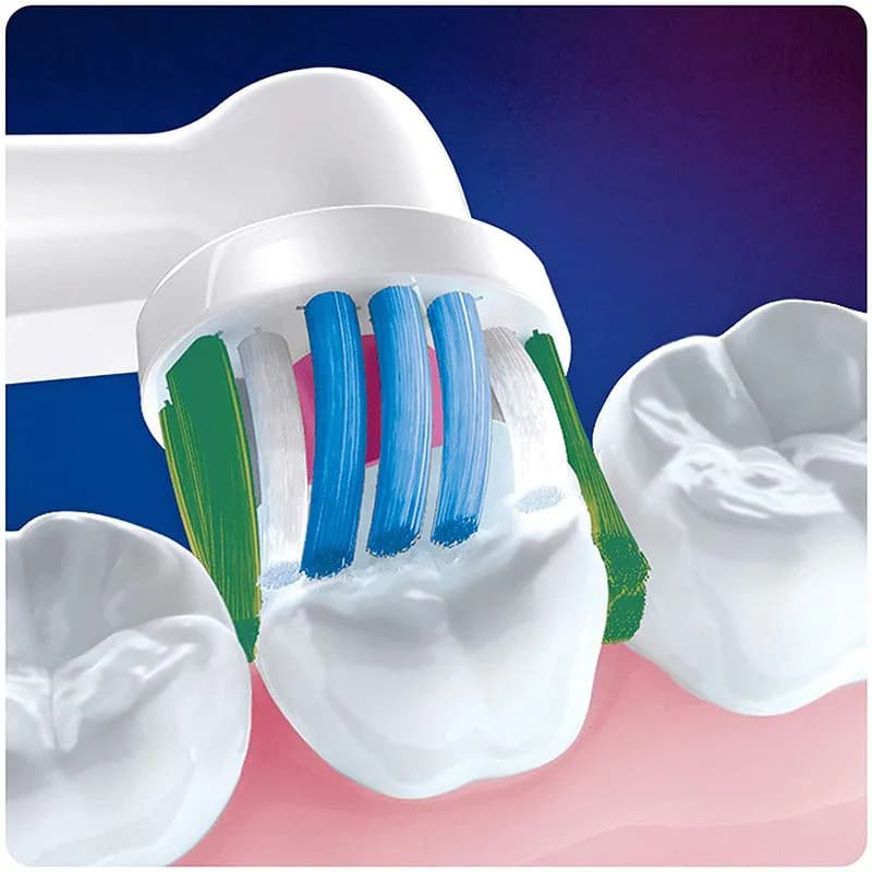 یدک مسواک برقی اورال بی 3D وایت 3 عددی — تصویر ۸