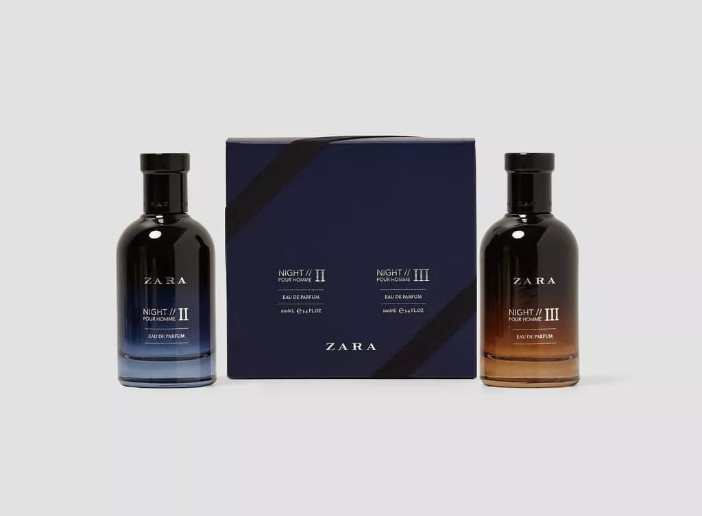 ست عطر و ادکلن مردانه زارا نایت پور هوم 3-2 Zara Night Pour Homme II-III EDP For Men — تصویر ۳