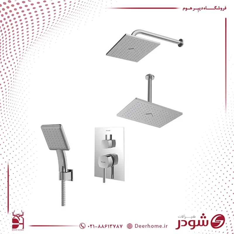 شیر حمام توکار شودر مدل رومر تیپ 3 — تصویر ۱۰