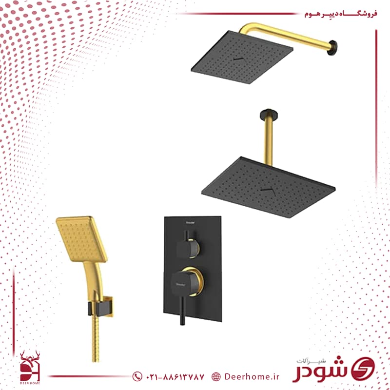 شیر حمام توکار شودر مدل رومر تیپ 3 — تصویر ۱۲
