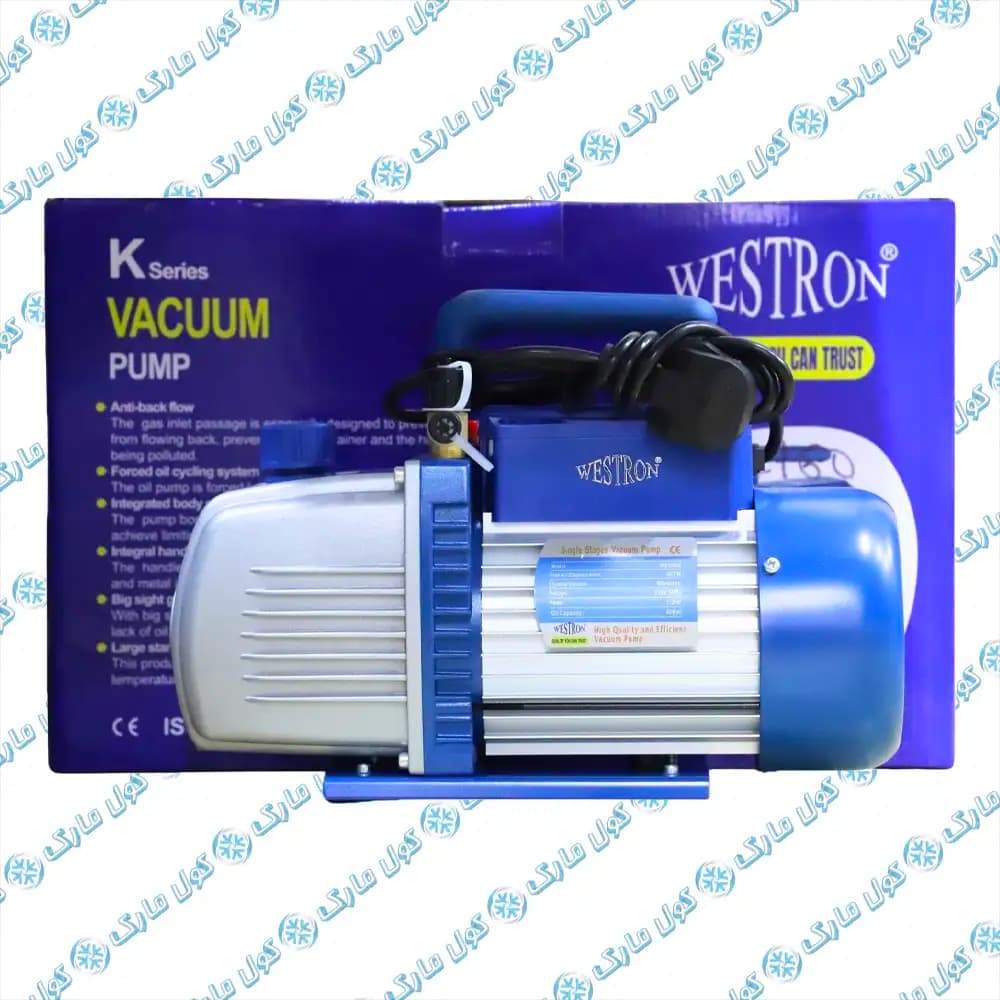 پمپ وکیوم وسترون WESTRON تک مرحله مدل WE160N — تصویر ۹