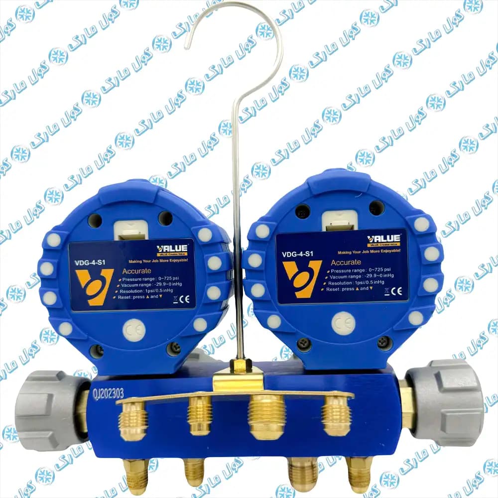 گیج دوقلو دیجیتال والو VALUE مدل VDG-4-S1 — تصویر ۵
