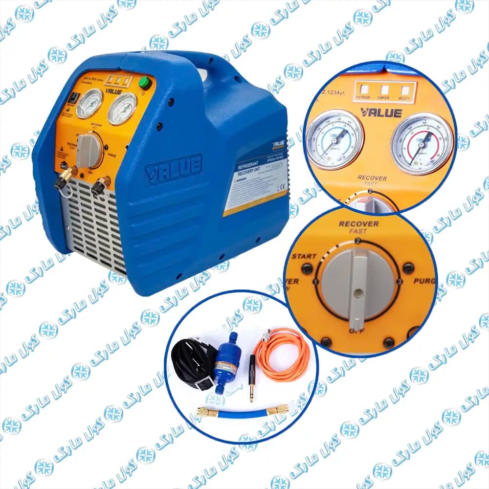 دستگاه ریکاوری گاز برودتی والو مدل(جداکننده روغن) VRR24L-OS-R32 — تصویر ۷