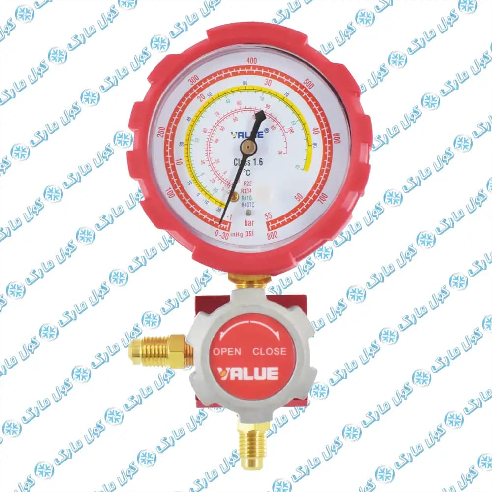 گیج سرویس تکی فشار بالا والو مدل VMG-1-U-H — تصویر ۸