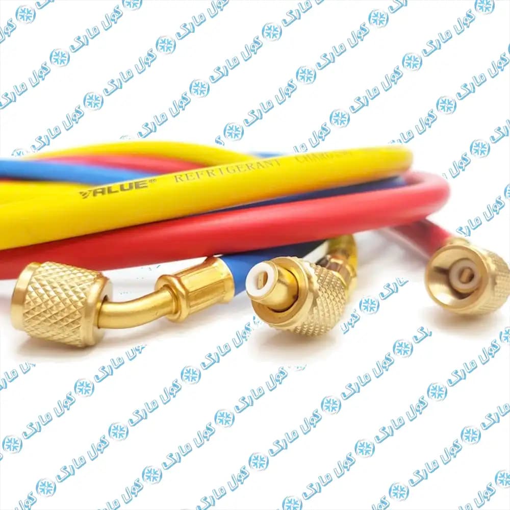 شیلنگ شارژ گاز والو سایز 120 سانتیمتر بسته 3 عددی VALUE VPR-U — تصویر ۴