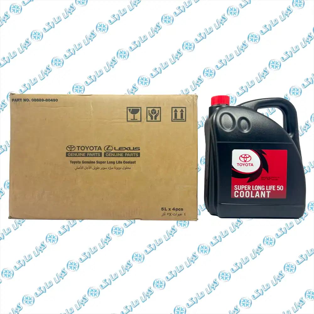 کولانت،ضدیخ و ضدجوش تویوتا toyota جنیون پارت 5 لیتری — تصویر ۶