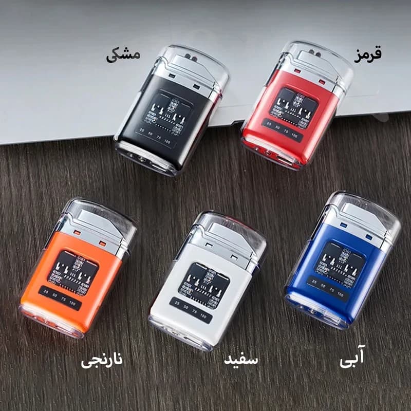 فندک پلاسمایی شارژی اورجینال چراغ دار با جعبه لوکس | Arc Lighter — تصویر ۶