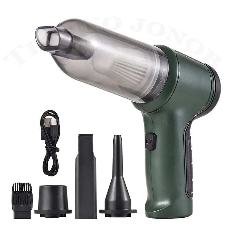 جارو شارژی خودرو مدل JB-107 مکنده و دمنده — تصویر ۳