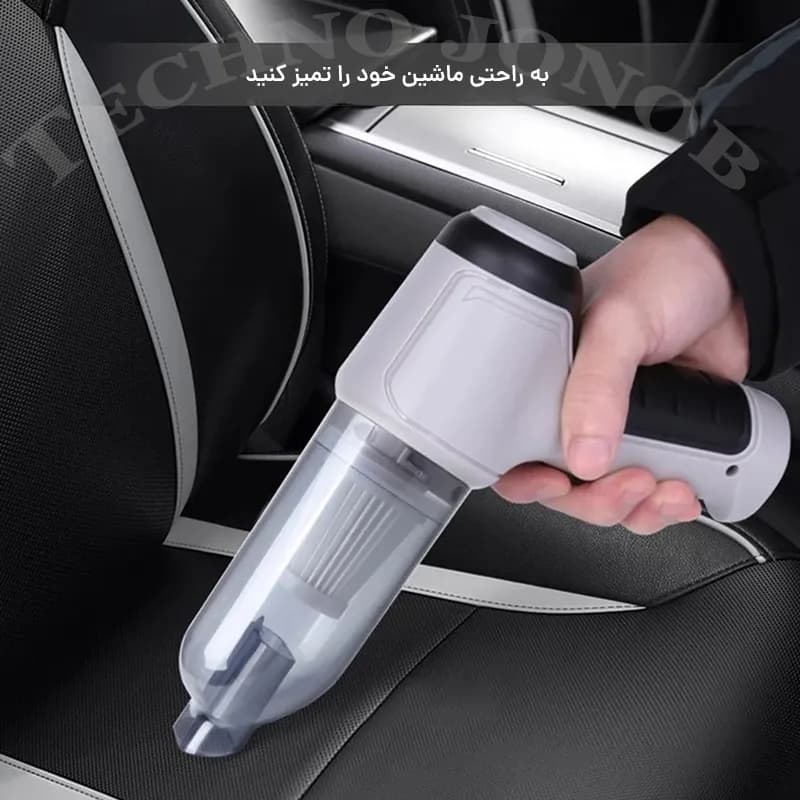 جارو شارژی خودرو مدل JB-107 مکنده و دمنده — تصویر ۷