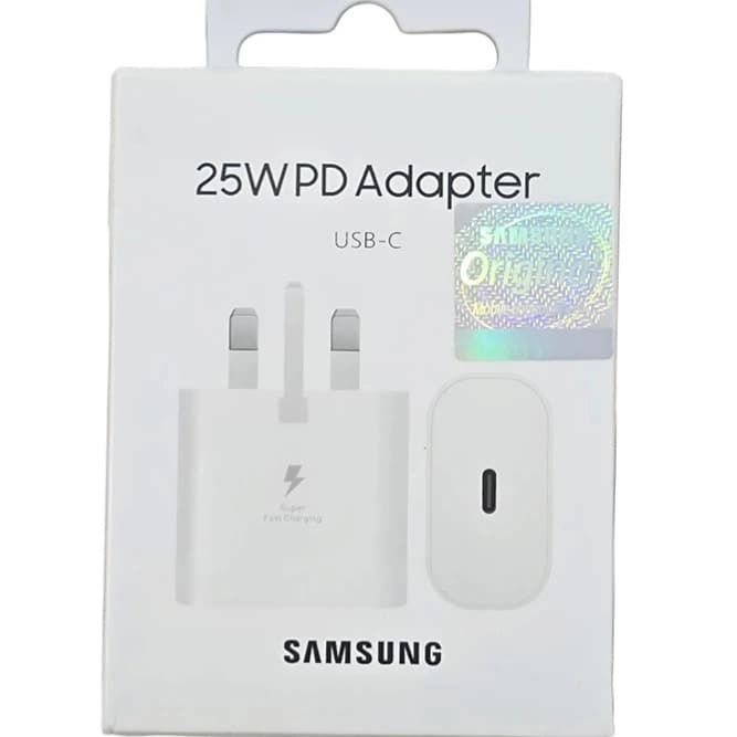 شارژر دیواری ۲۵ وات اصلی سامسونگ مدل PD Adapter USB-C