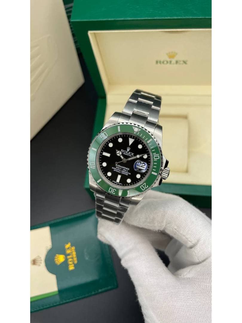 ساعت مردانه رولکس ساب مارینر Rolex Submariner – سبز/ بند استیل