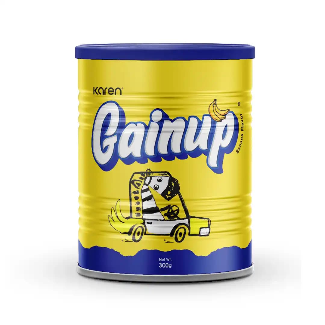 گین اپ کودکان کارن طعم موز 300 گرم/Karen Gain Up Children Banana flavor Supplement 300 g