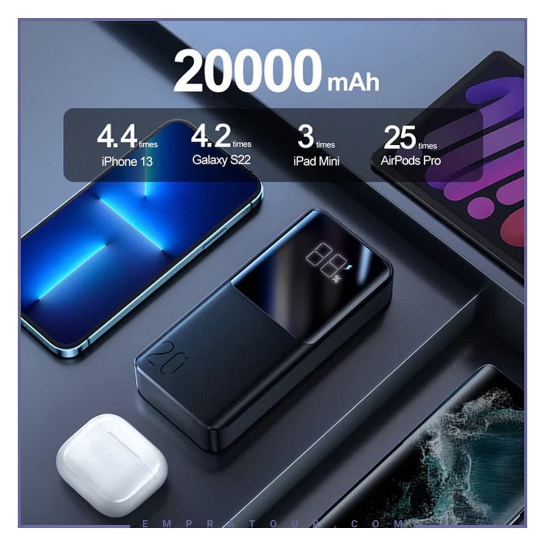 پاوربانک فست شارژ 20000 جویروم Joyroom 22.5W Power Bank JR-QP192 — تصویر ۵