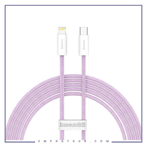 کابل تایپ سی به لایتنینگ Cable USB-C cable for Lightning Baseus Dynamic Series 20W 2m cald000105 — تصویر ۴