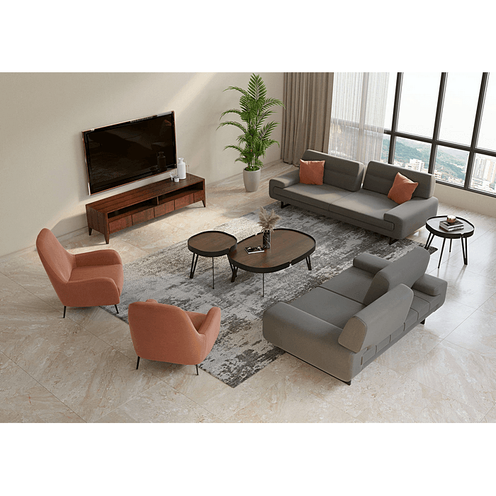 ست 7 نفره مبل خانگی نیلپر مدل زیوان-NHSS279 zivan
