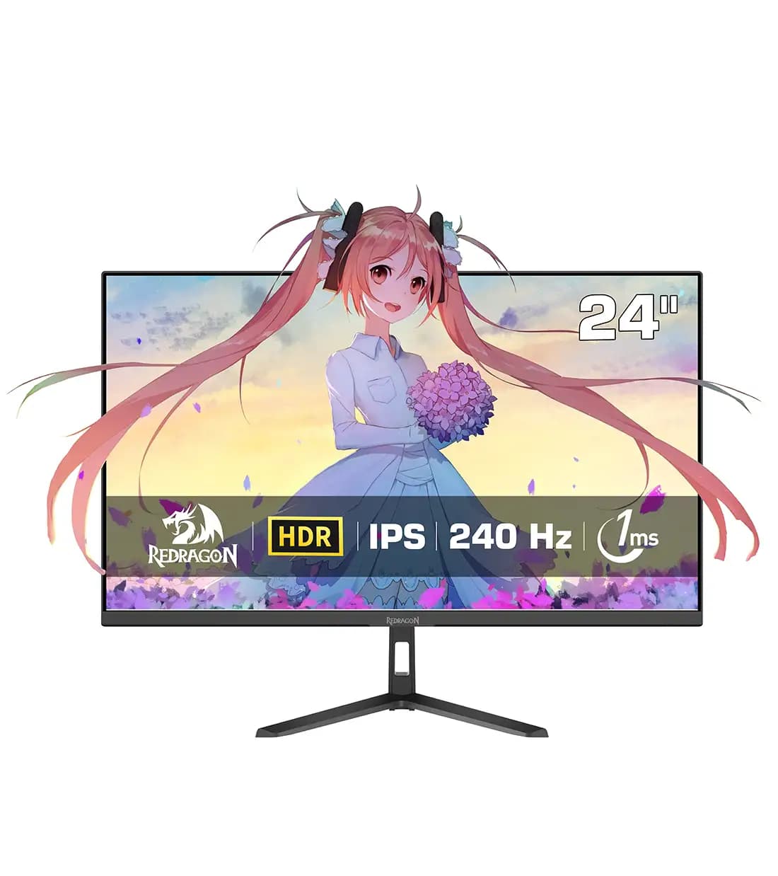 مانیتور گیمینگ 24 اینچ ردراگون GMW2481SE — تصویر ۲
