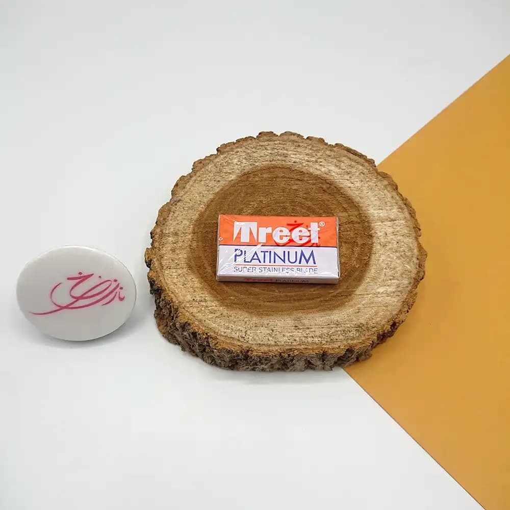 تیغ اصلاح سنتی تریت Treet تعداد 20 بسته 5 عددی (نیم بکس) — تصویر ۵