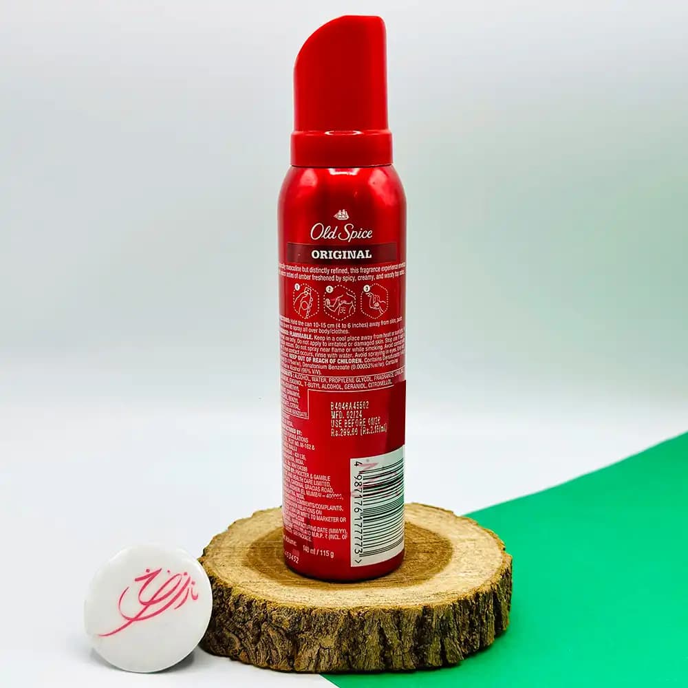 اسپری بدن الد اسپایس OLD SPICE مدل اورجینال ORGINAL حجم 140 میلی لیتری — تصویر ۳