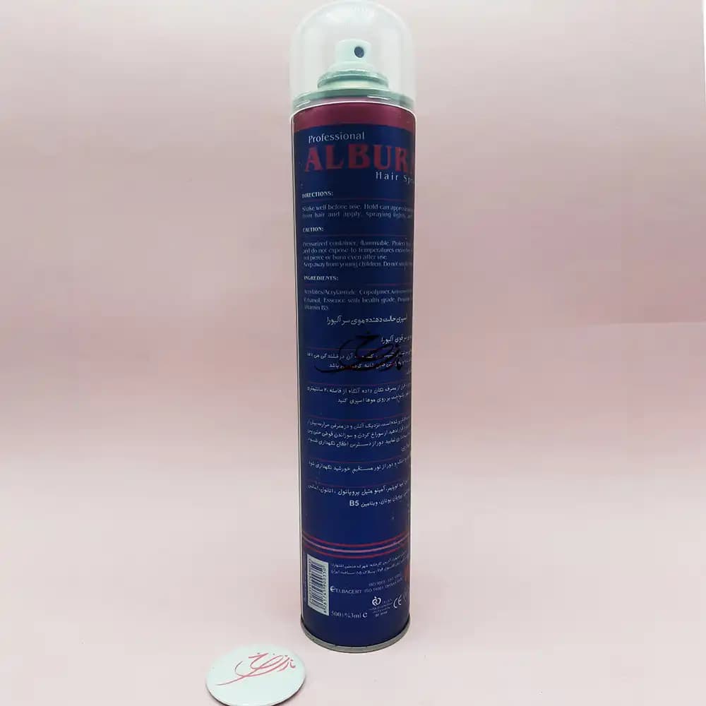اسپری حالت دهنده مو آلبورا ALBURA (تافت) مدل EXTRA HOLD — تصویر ۳