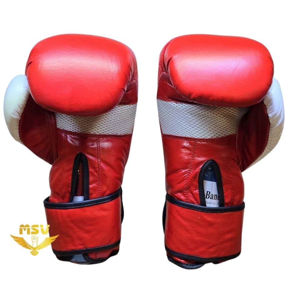 دستکش بوکس چرم اورلست EVERLAST آتل دلار حرفهای 12 اونس — تصویر ۶