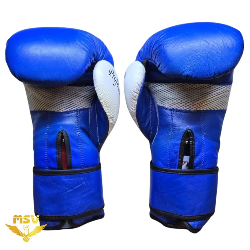 دستکش بوکس چرم اورلست EVERLAST آتل دلار حرفهای 12 اونس — تصویر ۷
