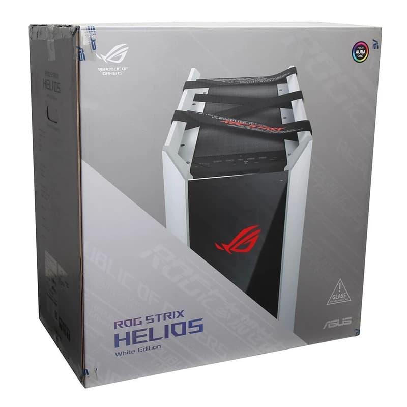کیس کامپیوتر مدل ROG Strix Helios White Edition ایسوس — تصویر ۴