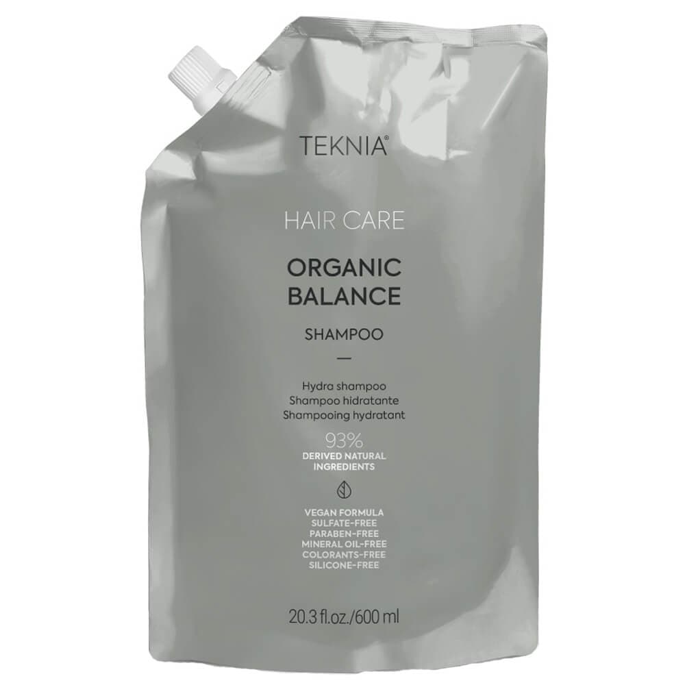 شامپو بدون سولفات لاکمه سری Teknia مدل Organic Balance حجم 600 میل