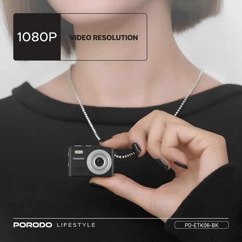 دوربین مینی دیجیتال پرودو Porodo Lifestyle Snap & Go Mini Digital Camera — تصویر ۶
