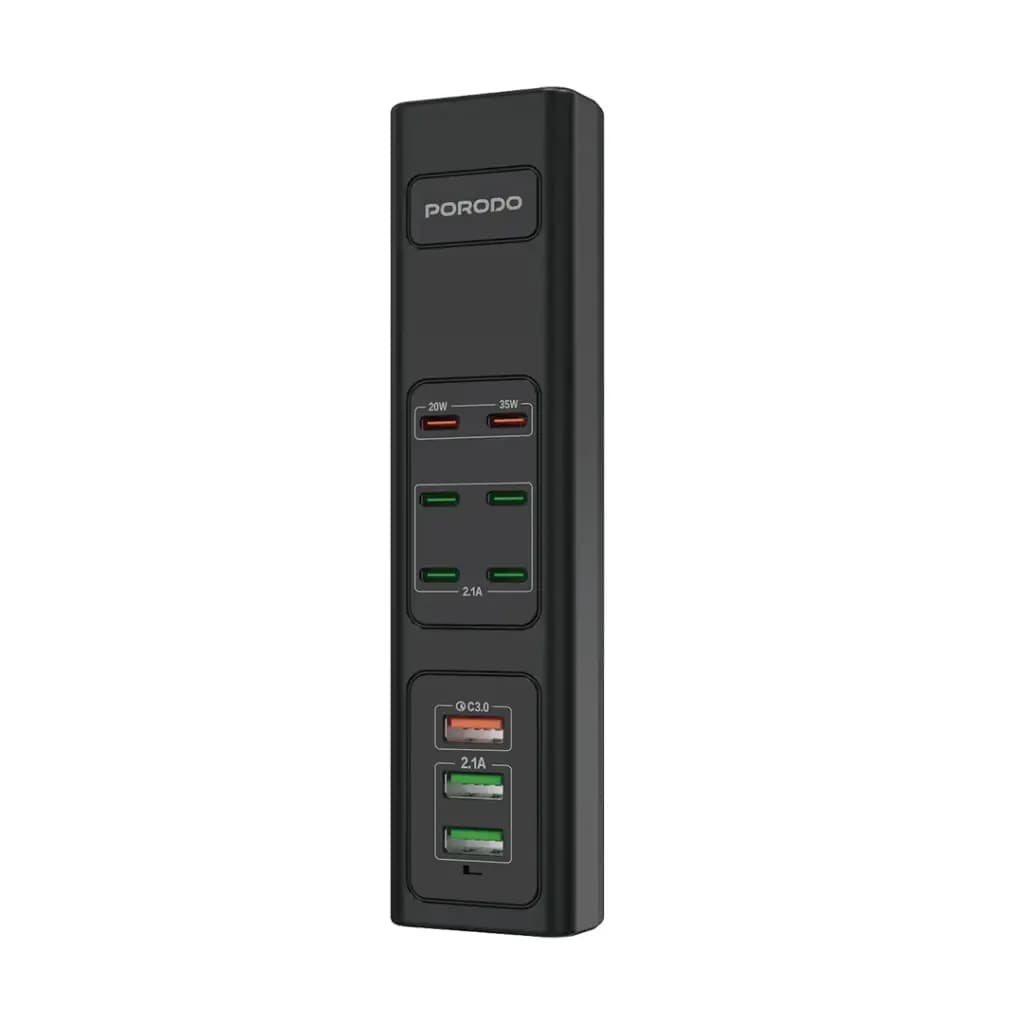 هاب شارژر 85 وات Porodo 85W Multi-Port USB Charging HUB — تصویر ۲