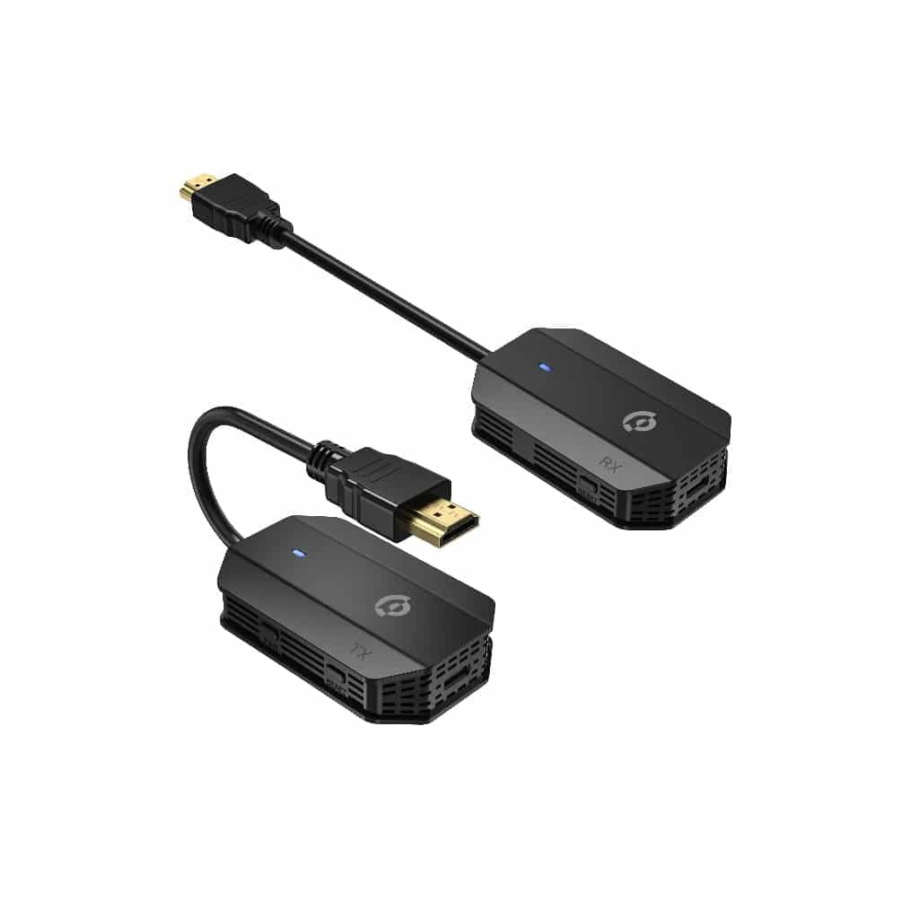 انتقال تصویر hdmi به hdmi بی سیم پاورولوژی Powerology Wireless HDMI Mirroring Adaptor Pair with USB-C Cable Full HD 1080P — تصویر ۸
