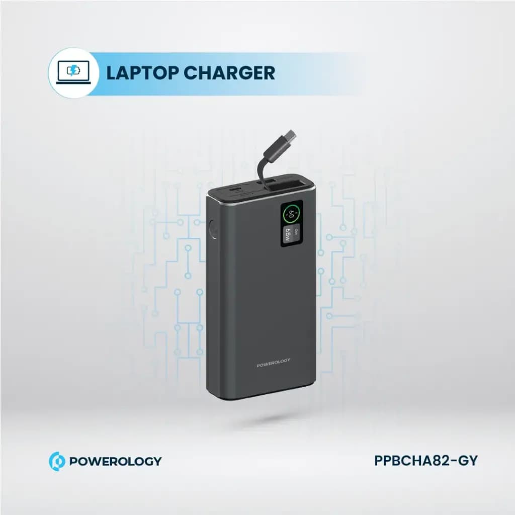 پاور بانک 20000 میلی آمپری پاورولوژی Powerology Aluminum 20000mAh Power Bank — تصویر ۷